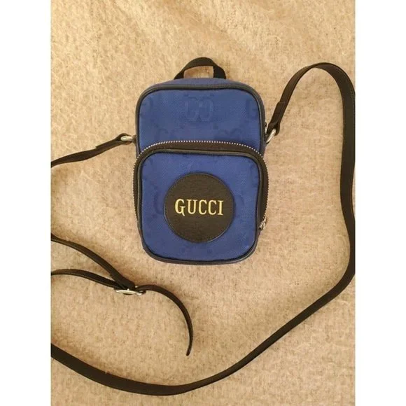 グッチ ショルダーバッグ GUCCI OFF THE Grid mini BAG Gucci Off The Grid Mini Bag Black in Nylon with Palladium